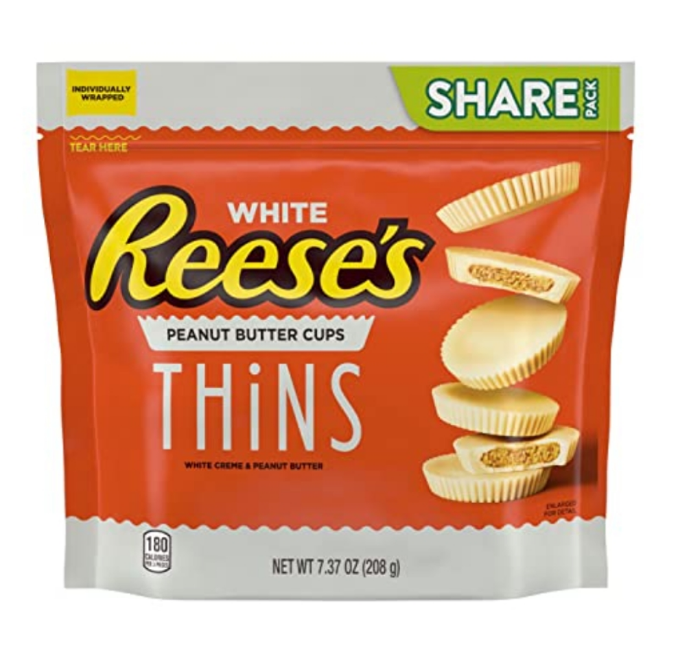 Reese's White Peanut Butter Cups Thins 208g