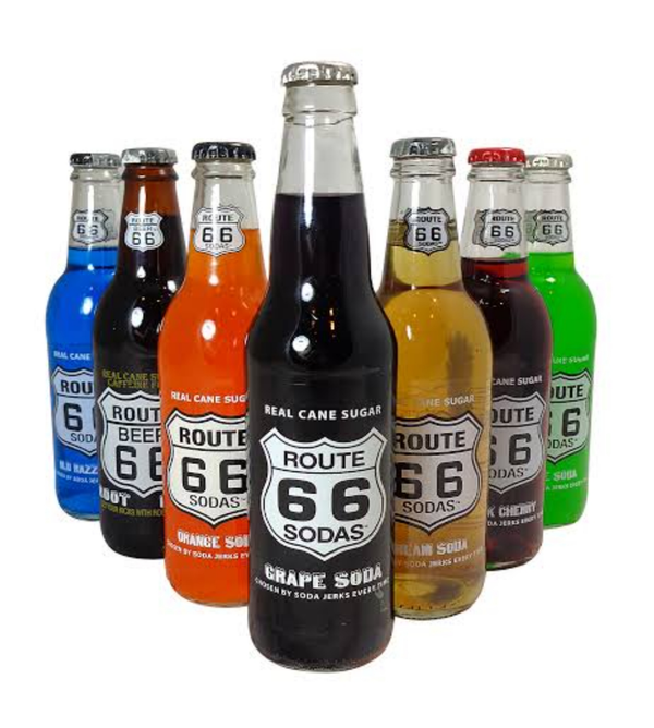 Route 66 Soda Blu Razzberri 355ml