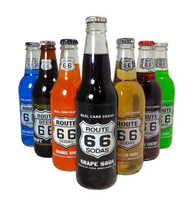 Route 66 soda black Cherry 355ml