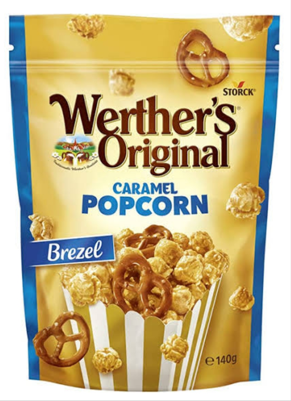 Werther's Original Caramel Popcorn Brezel 140g