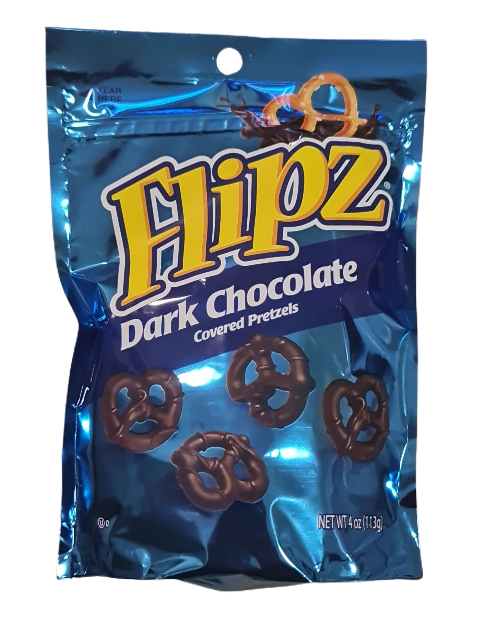 Flipz dark chocolate covered pretzels 113g