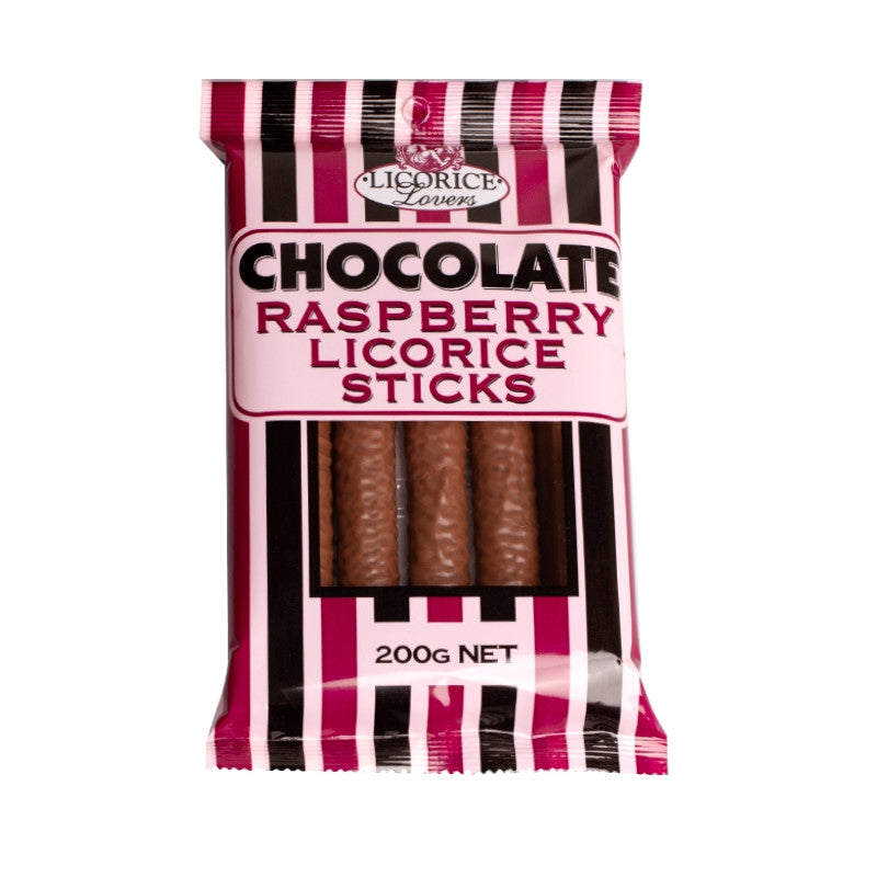 LICORICE LOVERS Chocolate Raspberry Licorice 200g