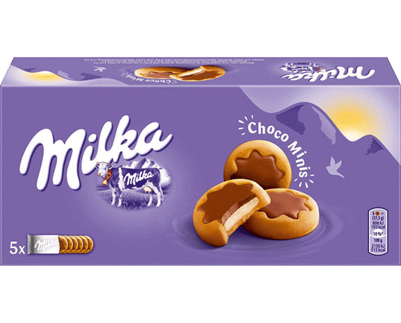 MILKA CHOCO MINI STARS 150G