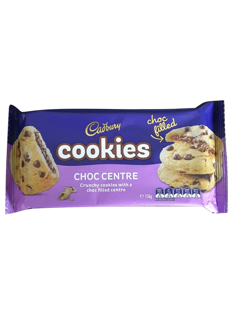 Cadbury cookies choc centre 156g