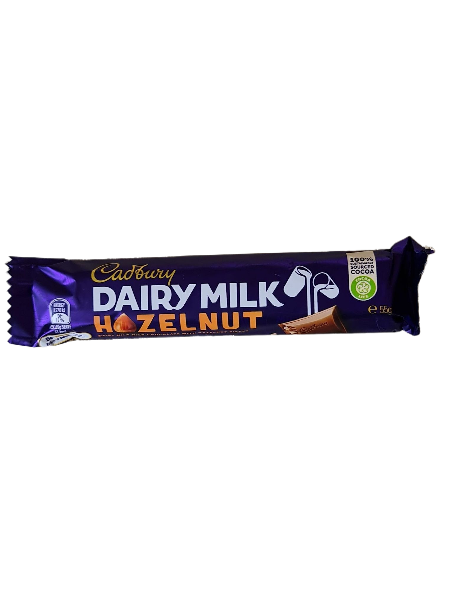 Cadbury dairy milk hazelnut 55g