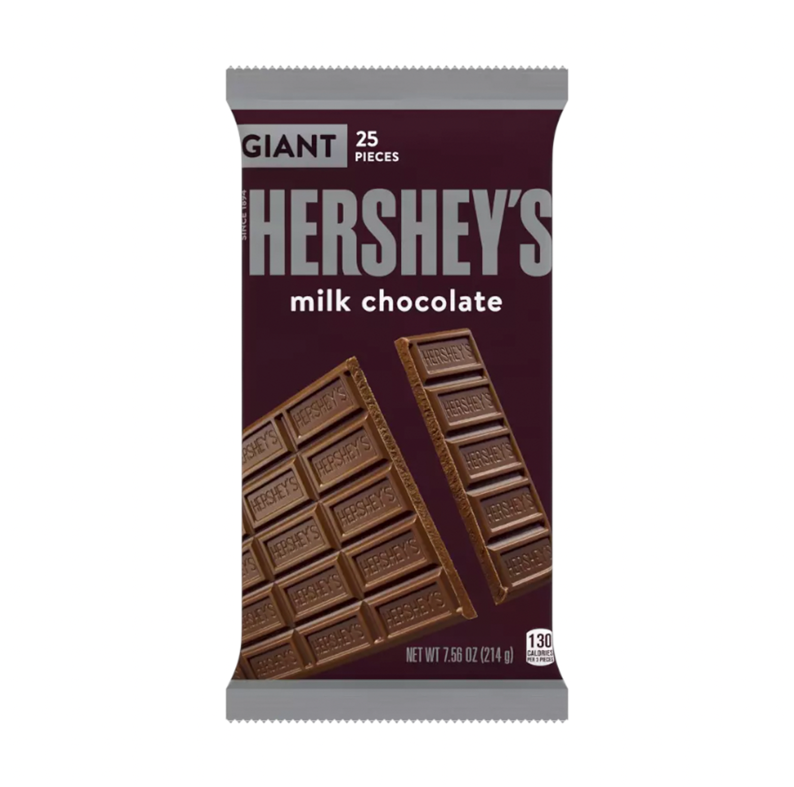 HERSHEY'S Giant Milk Chocolate 214g