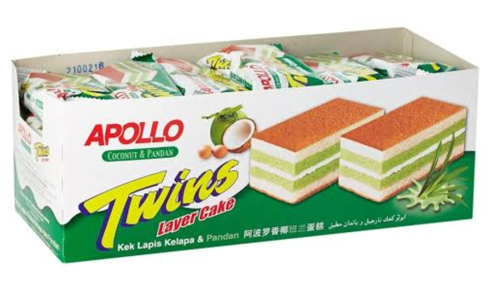 APOLLO Coconut & Pandan Flavour Cake 18g