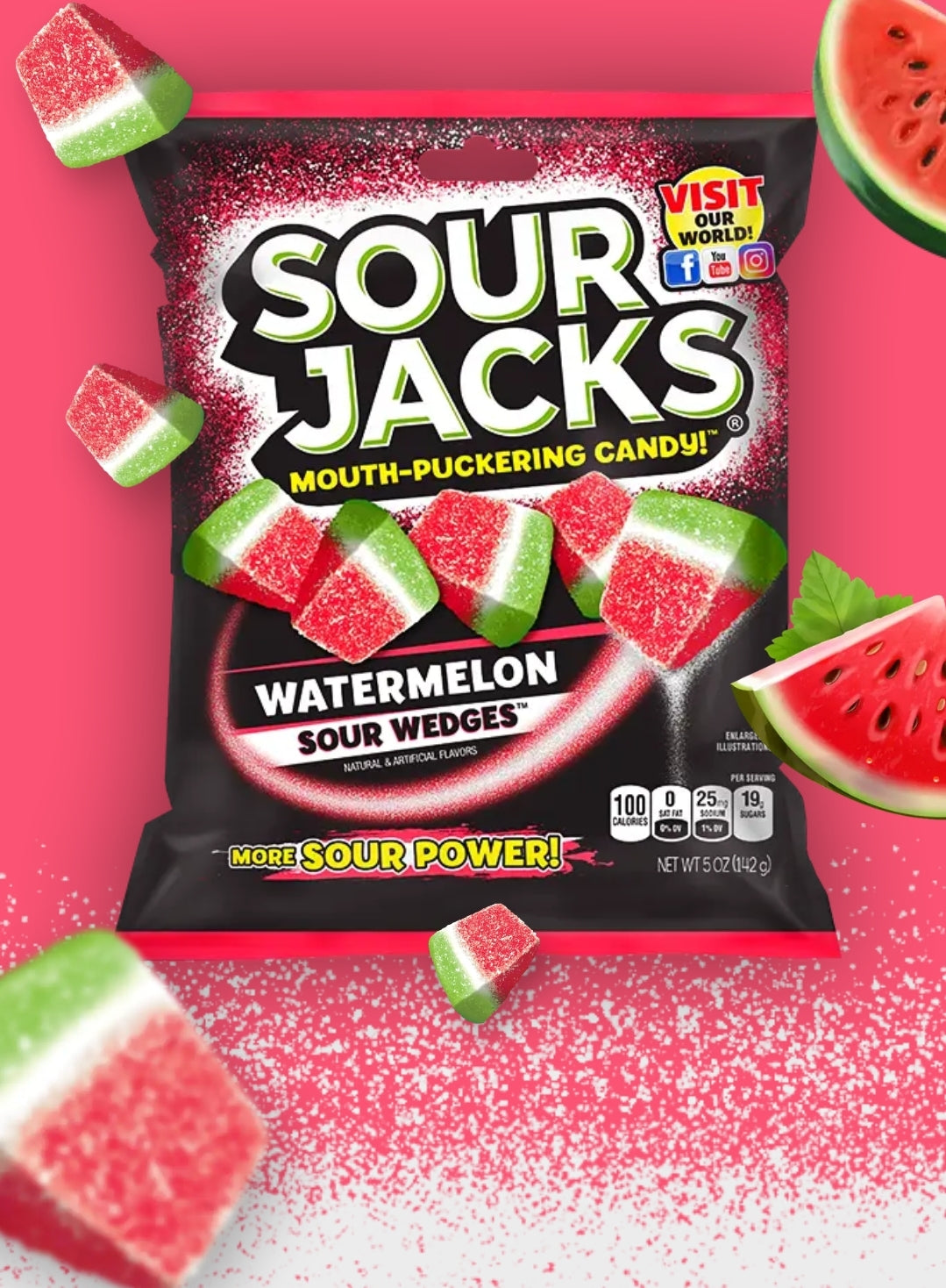SOUR JACKS Watermelon 142g