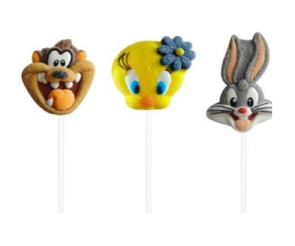 LOONEY TUNES Strawberry marshmallow pops 45g