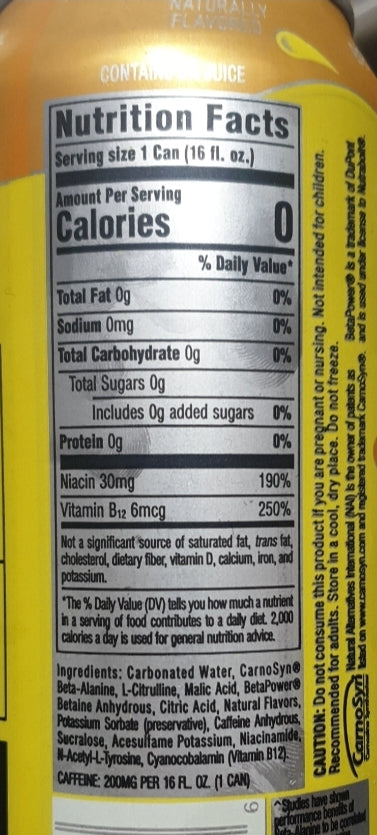 C4 Starburst Lemon 473ml