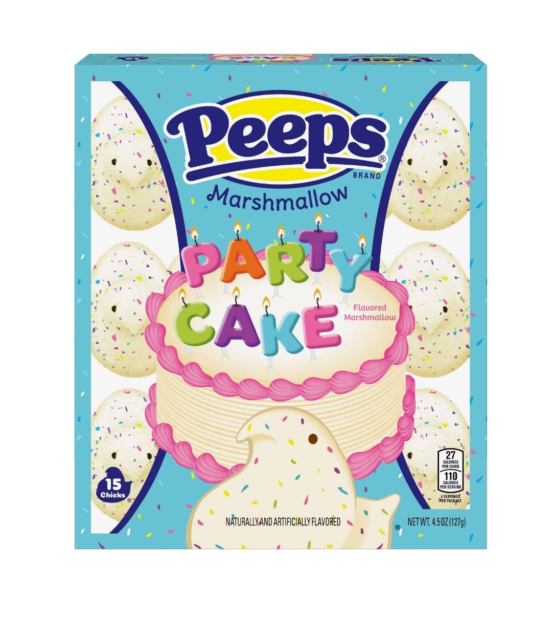 PEEPS Marshmallow party cake 127g