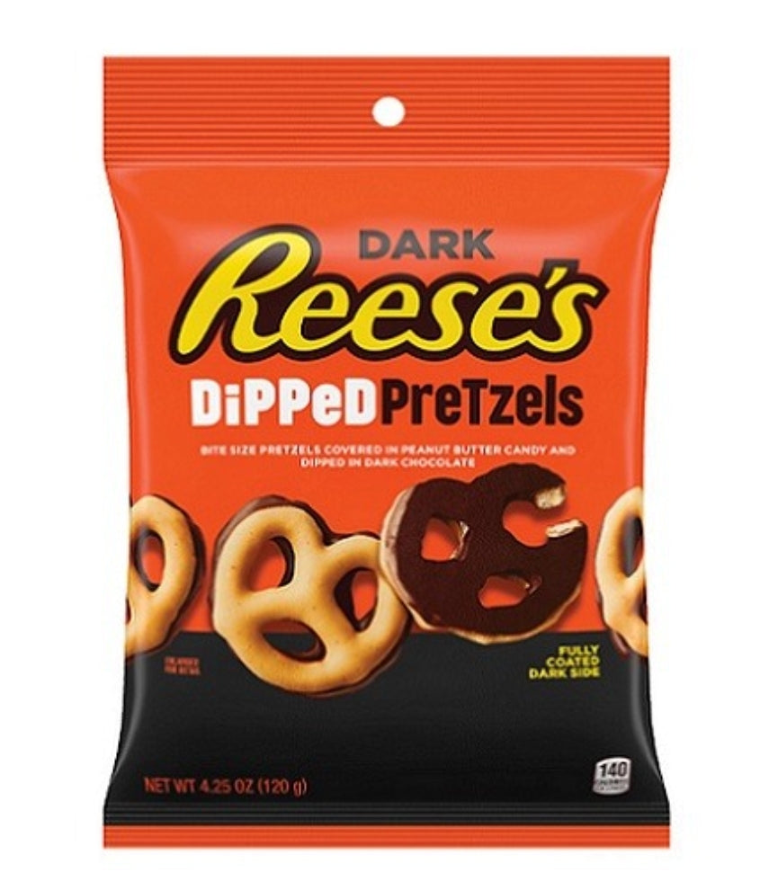 REESE'S Dark Chocolate Dipped Pretzels 120g