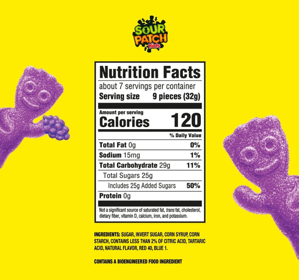 SOUR PATCH KIDS Grape 101g