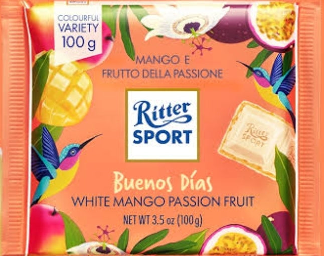 RITTER SPORT White Mango Passion Fruit 100g