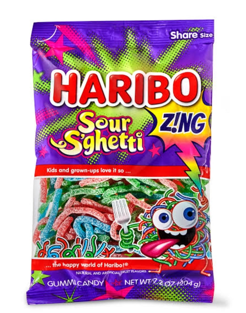 HARIBO Sour S'ghetti ZING 142g