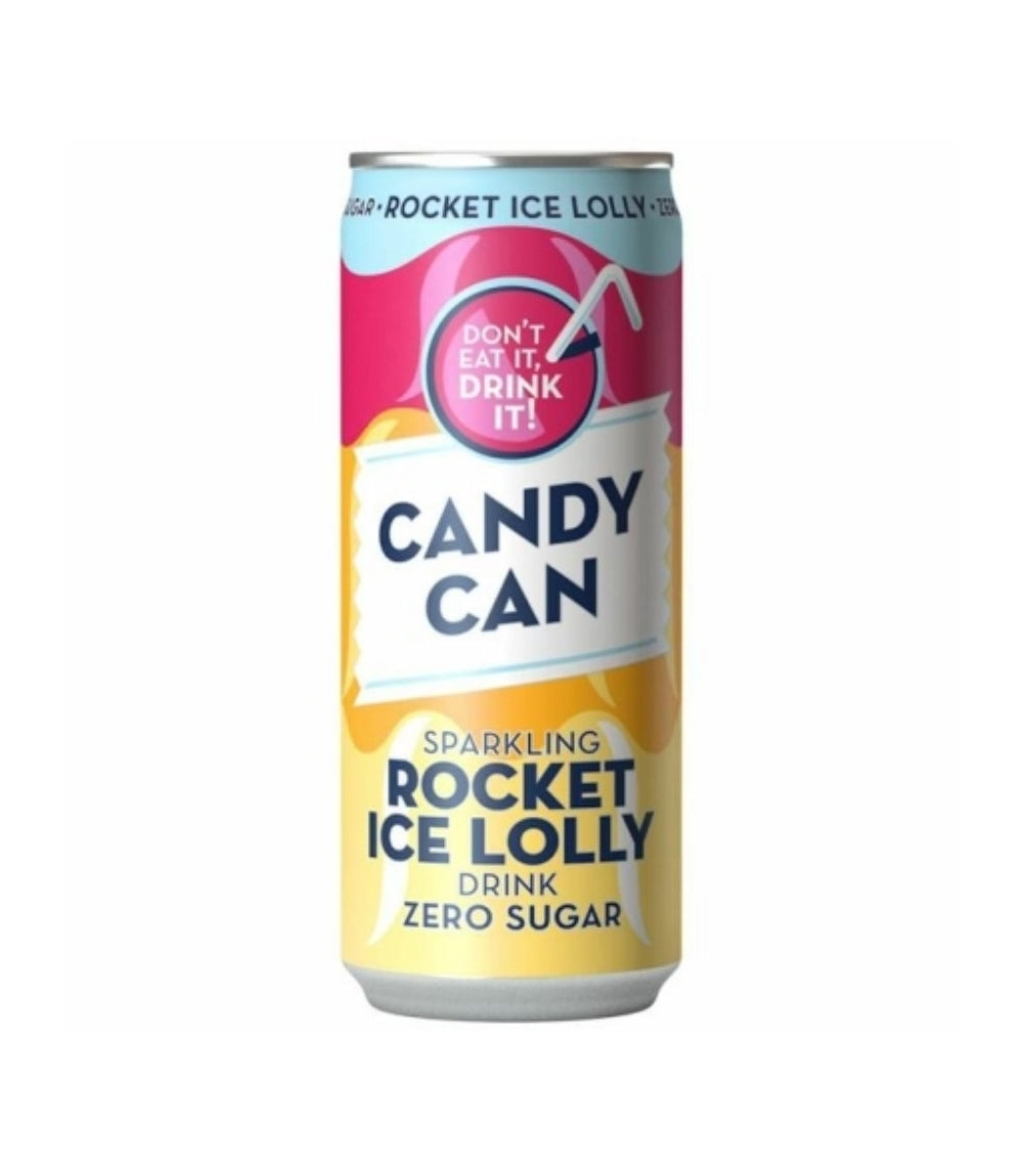 Candy Can Sparkling Rocket Ice Lolly 330ml