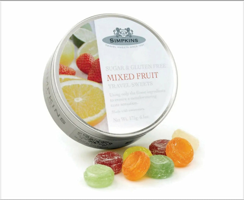 SIMPKINS Mixed Fruit Drops Sugar Free 175g