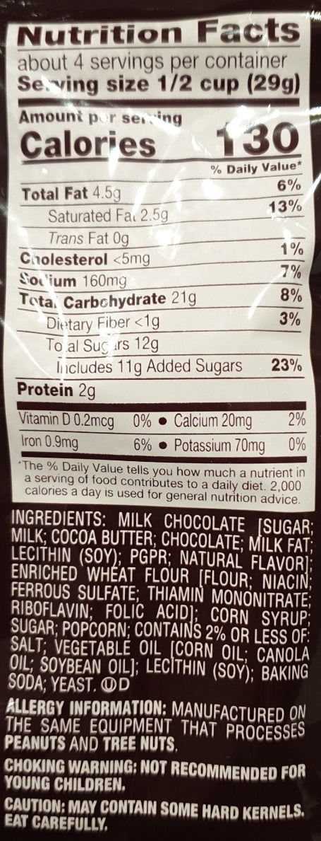 HERSHEY'S Popped Snack Mix 113g