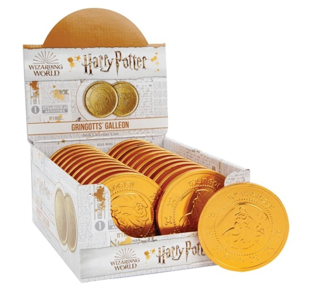HARRY POTTER GRINGOTTS GALLEON CHOCOLATE COINS 23G