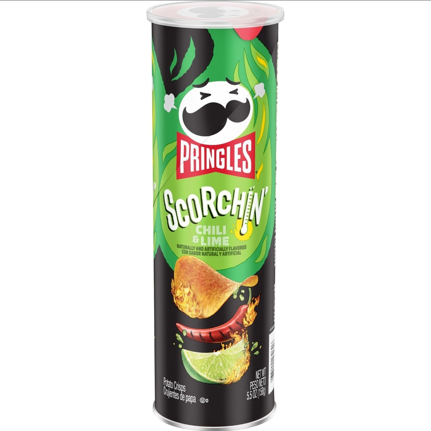 PRINGLES Scorchin' Chili & Lime 158g