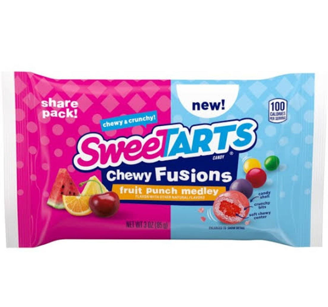 SWEET TARTS Chewy Fusions 85g