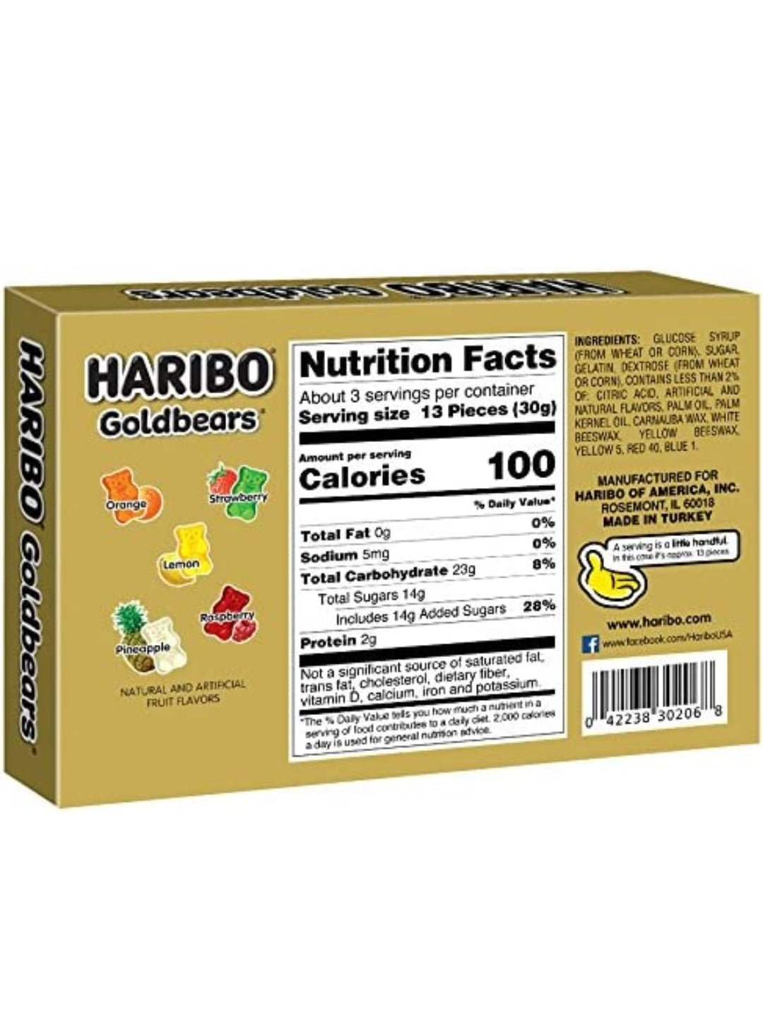 HARIBO Goldbears box 97g
