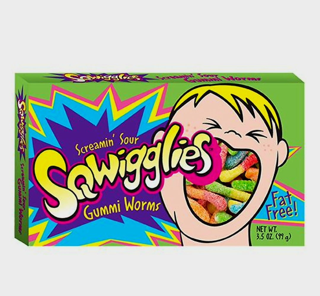 SQWIGGLIES Sour Gummi Worms 99g