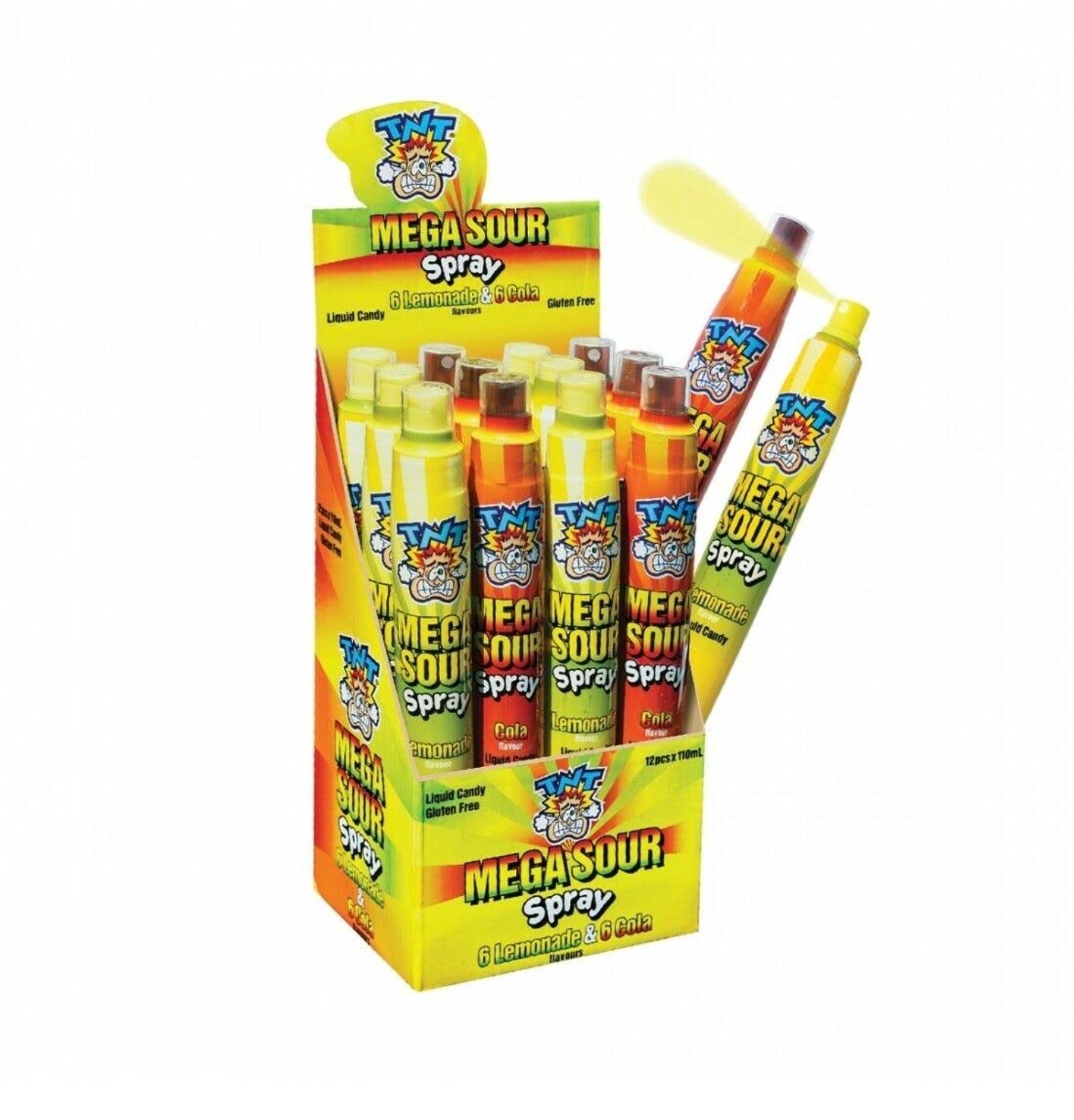 TNT Mega Sour Spray Cola/Lemonade 110ml