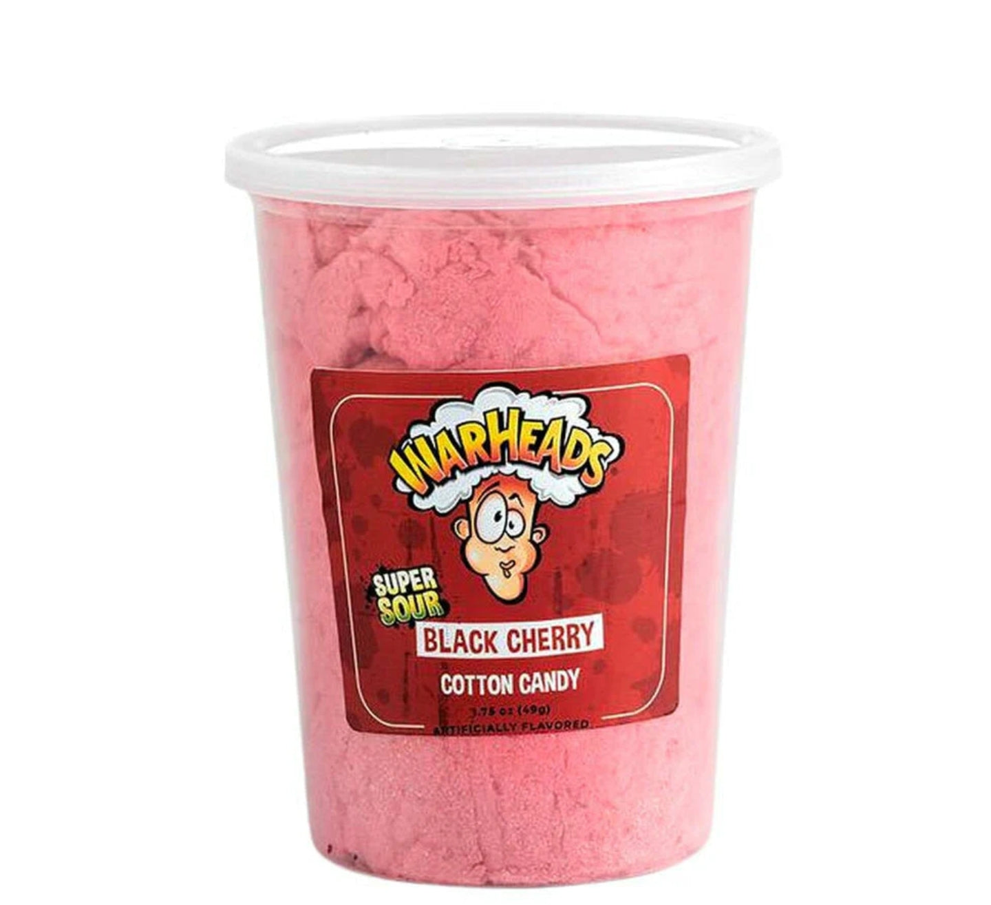 WARHEADS Sour Black Cherry Cotton Candy 49g