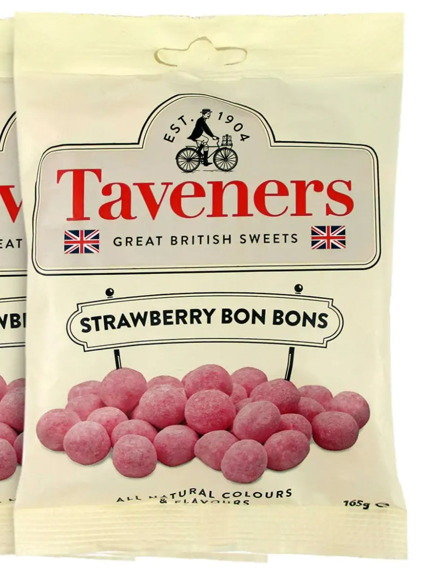 TAVENERS STRAWBERRY BON BONS 165g