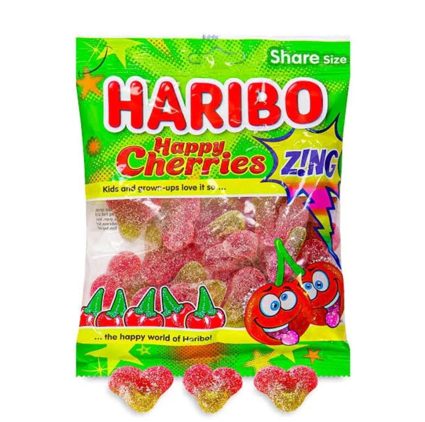 HARIBO Happy Cherries Zing 160g