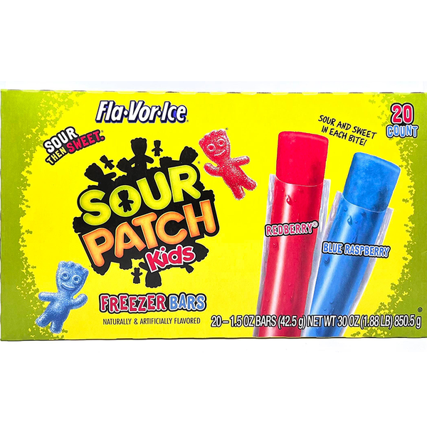 SOUR PATCH KIDS 20pk Freezer Bars 850.5g