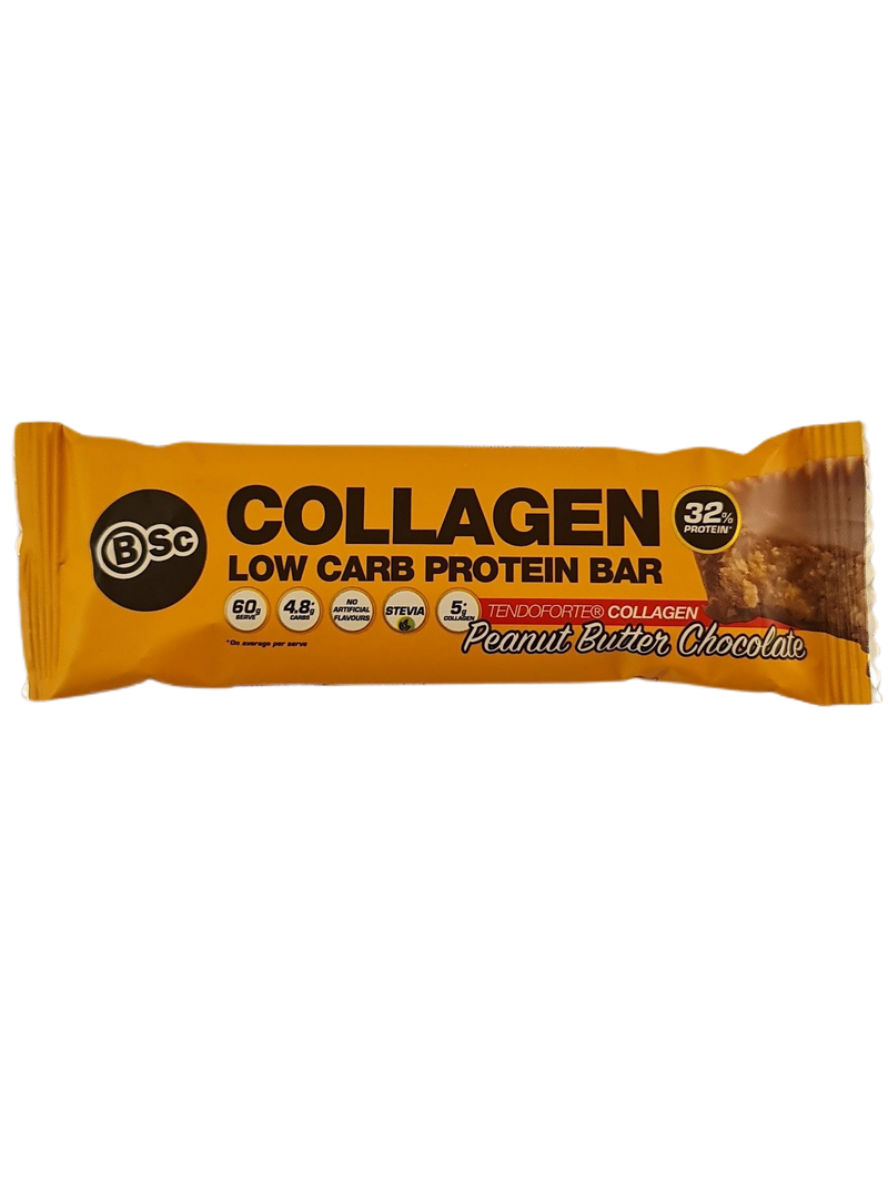 collagen low carb protein bar peanut butter chocolate 60g