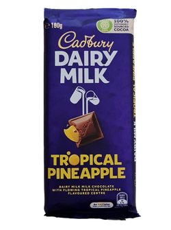 CADBURY Dairy Milk Tropical Pineapple block 180g