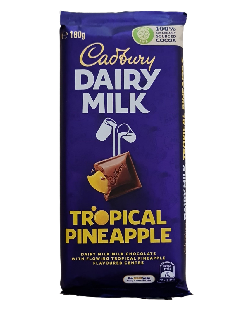 CADBURY Dairy Milk Tropical Pineapple block 180g