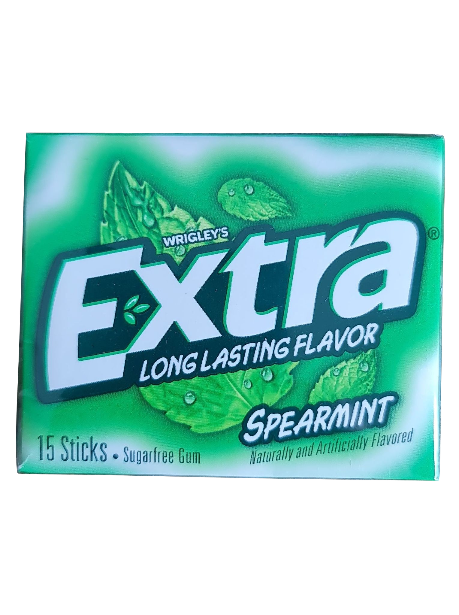 WRIGLEY'S Extra Long Lasting Favour Spearmint 15 Stick