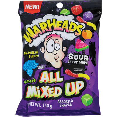 WARHEADS All Mixed Up 150g