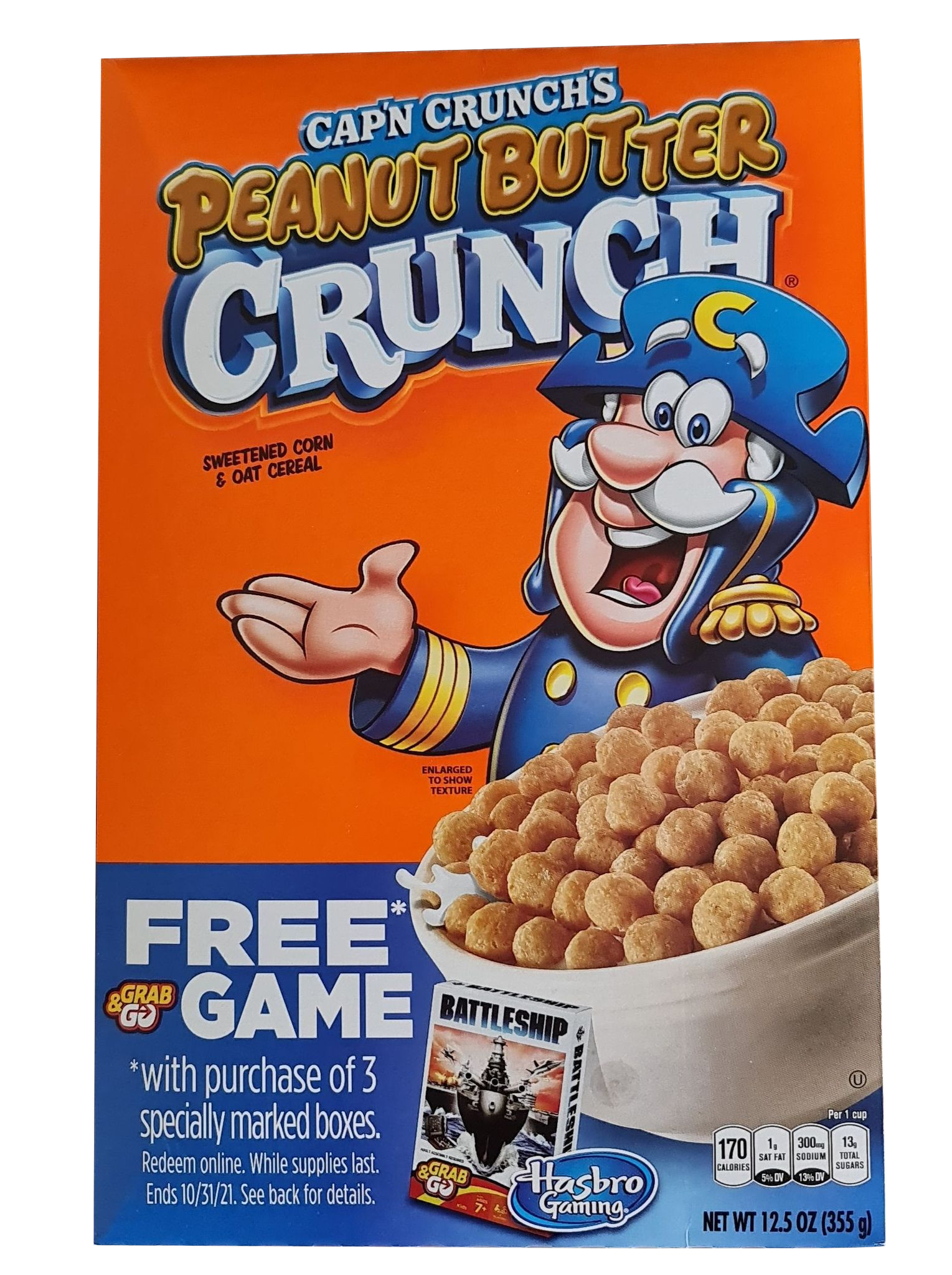 CAP'N CRUNCH'S Peanut Butter Crunch 355g