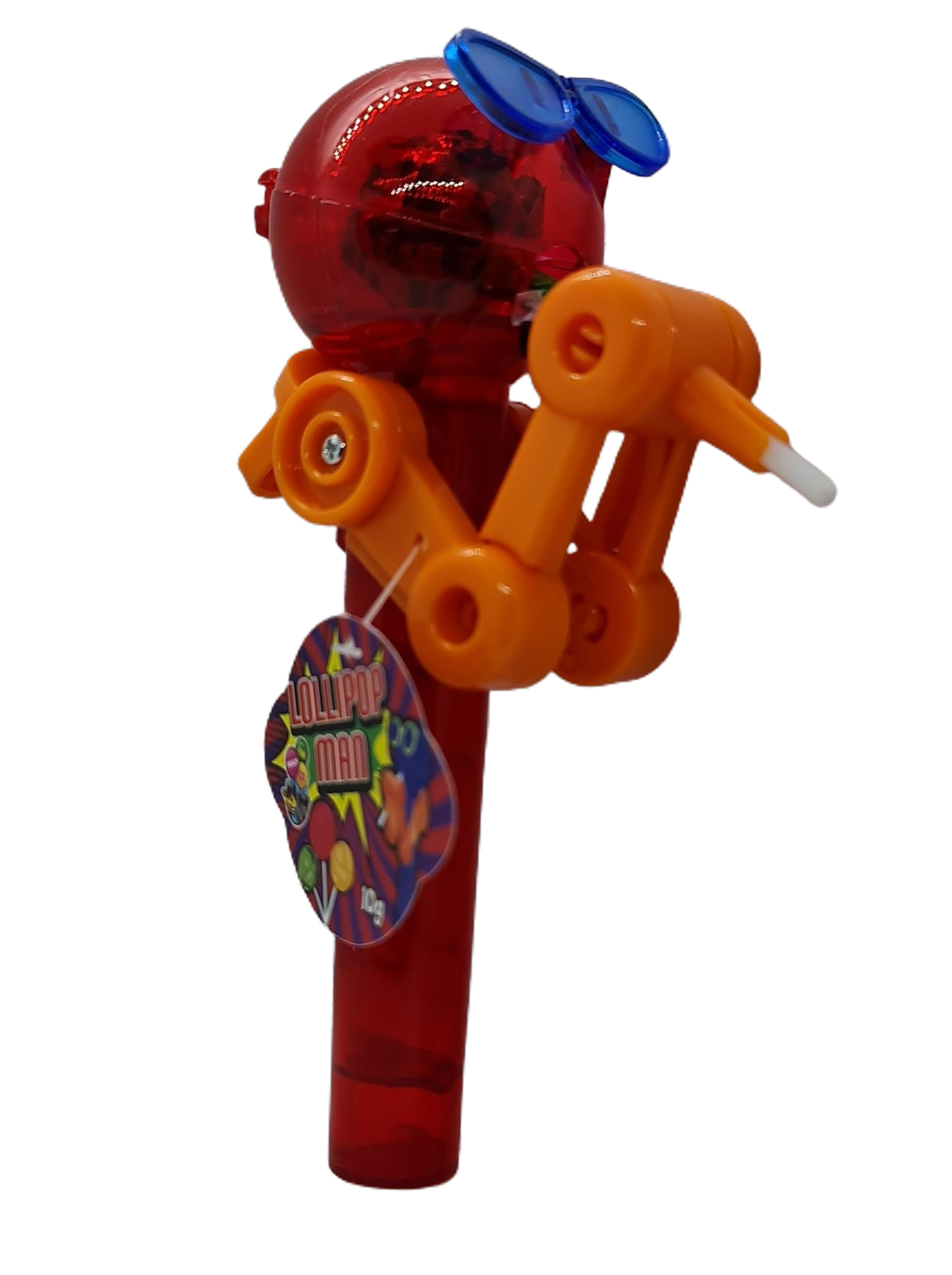 Red toy lollipop man 10g