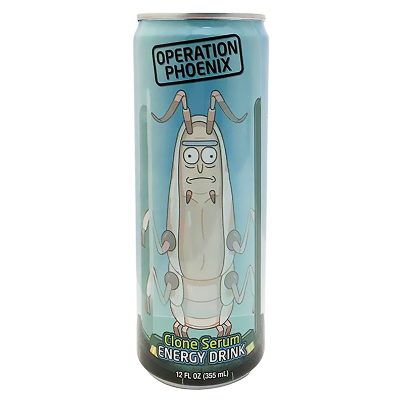 Rick & morty operation phoenix clone serum energy drink 355ml