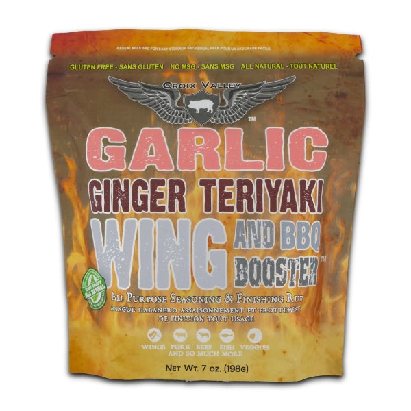 CROIX VALLEY Garlic Ginger Teriyaki Wing & BBQ Booster 198g
