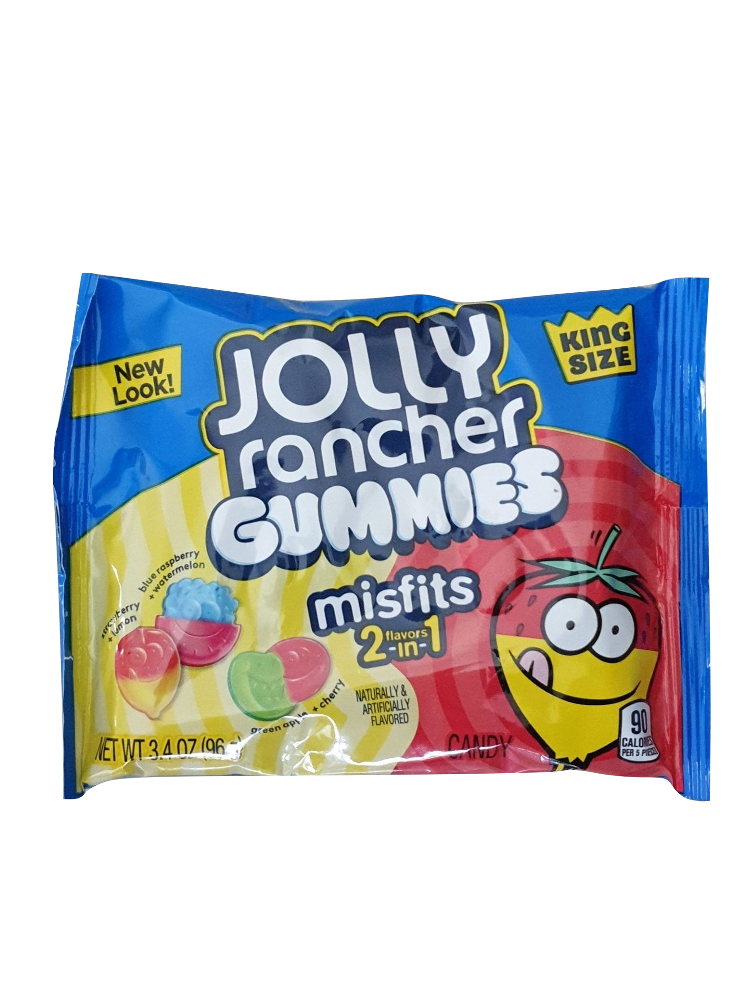 JOLLY RANCHER Gummies Misfits 2 in 1 Flavors King Size 96g