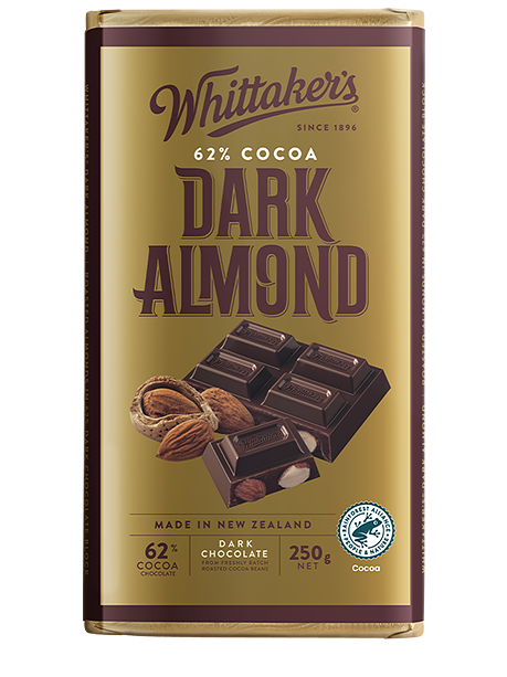 WHITTAKER'S Dark Almond 200g