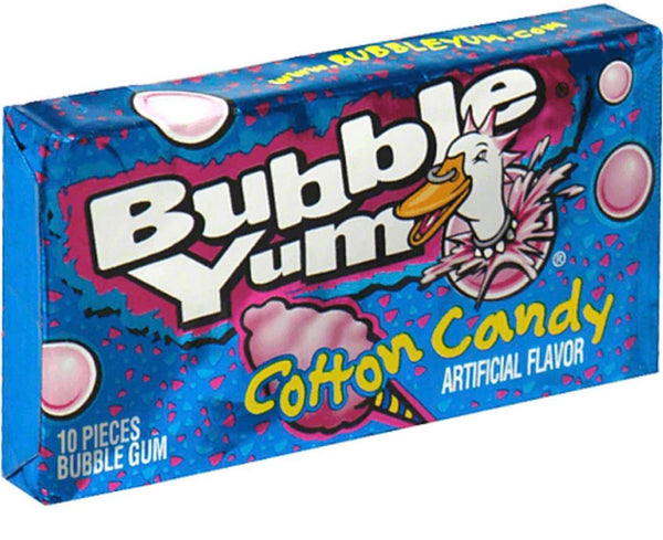 Bubble Yum Cotton Candy 10 peice