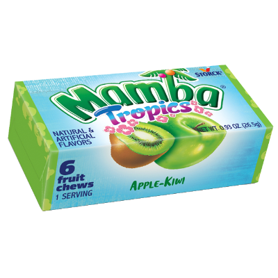 MAMBA Tropics Apple-Kiwi Chews 26.5g