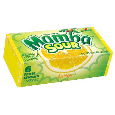 MAMBA Sour Lemon Chews 26.5g