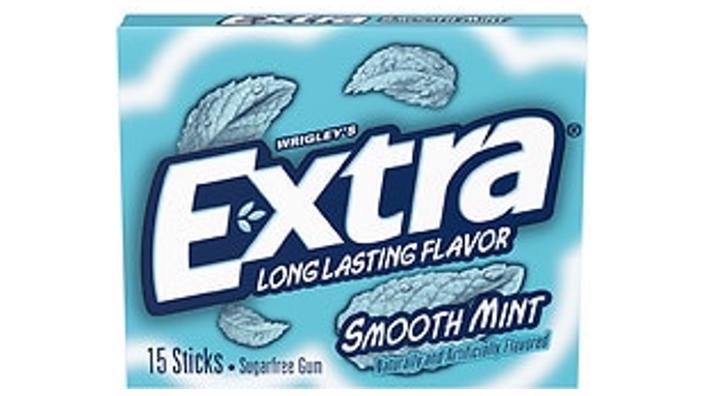 WRIGLEY'S Extra Long Lasting Flavour Smooth Mint 15 Sticks