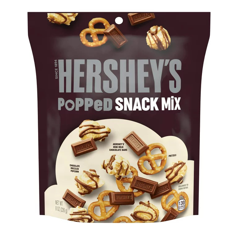 HERSHEY'S POPPED SNACK MIX 226g