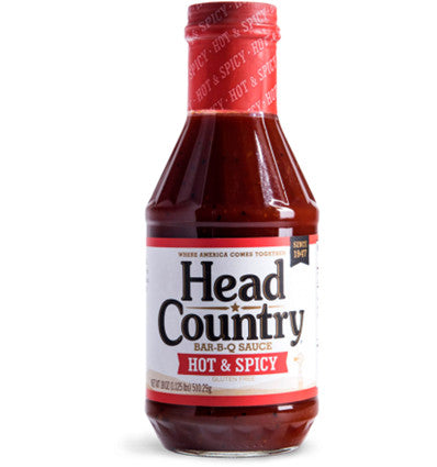 HEAD COUNTRY Hot & Spicy BBQ Sauce 567g