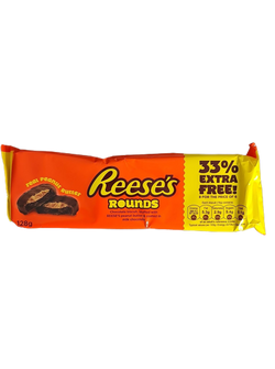 Reese's rounnds peanut stuffed chocolate biscuits 128g